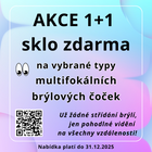náhledový obrázek ke článku Akce 1+1 sklo zdarma na vybraná multifokální skla!